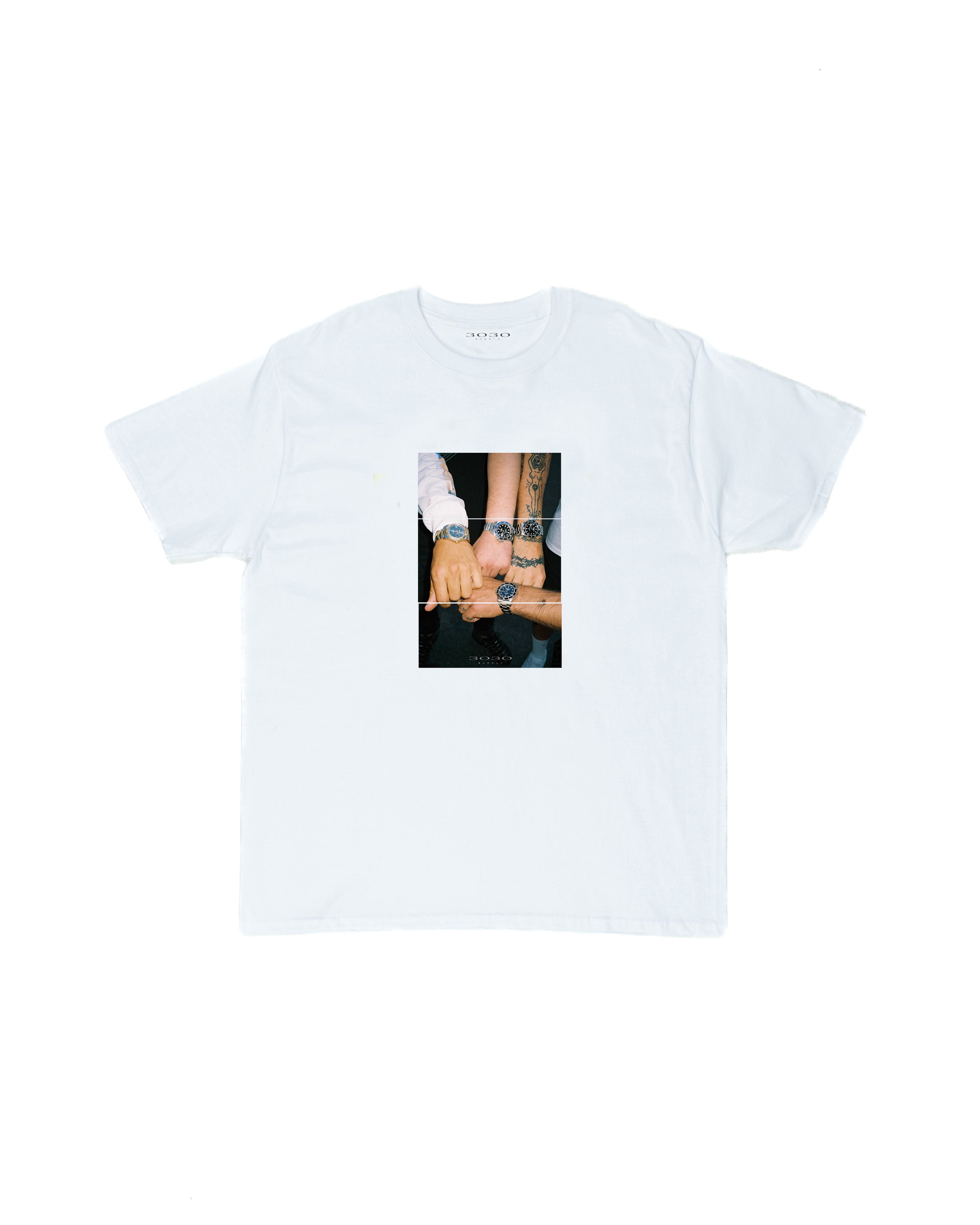 100K SWISS BOYS Tee white