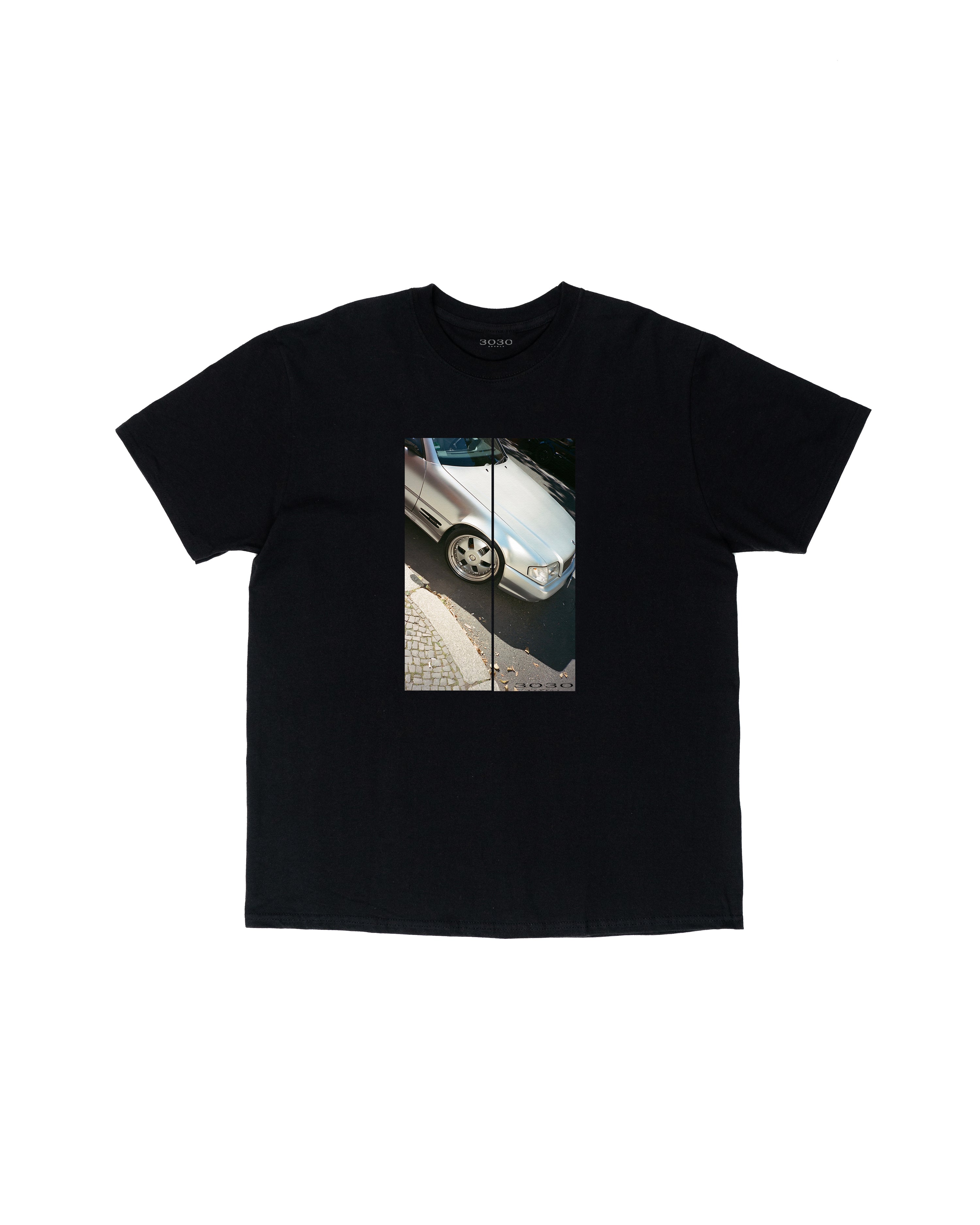 SL chrome tee black